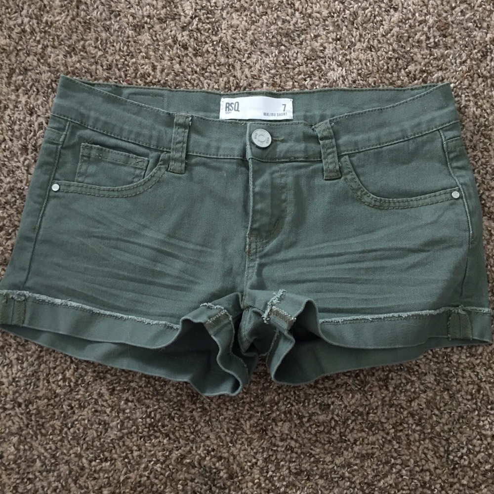 Olive shorts